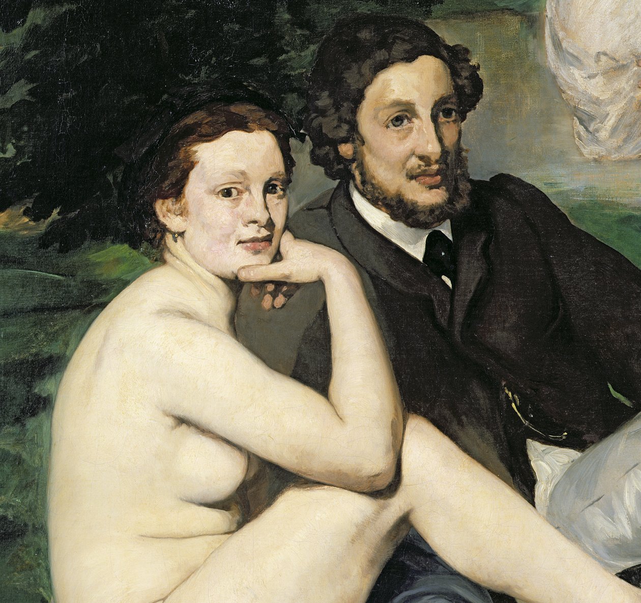 Dejeuner sur lHerbe, 1863 (2310. részlet) alkotó: Édouard Manet