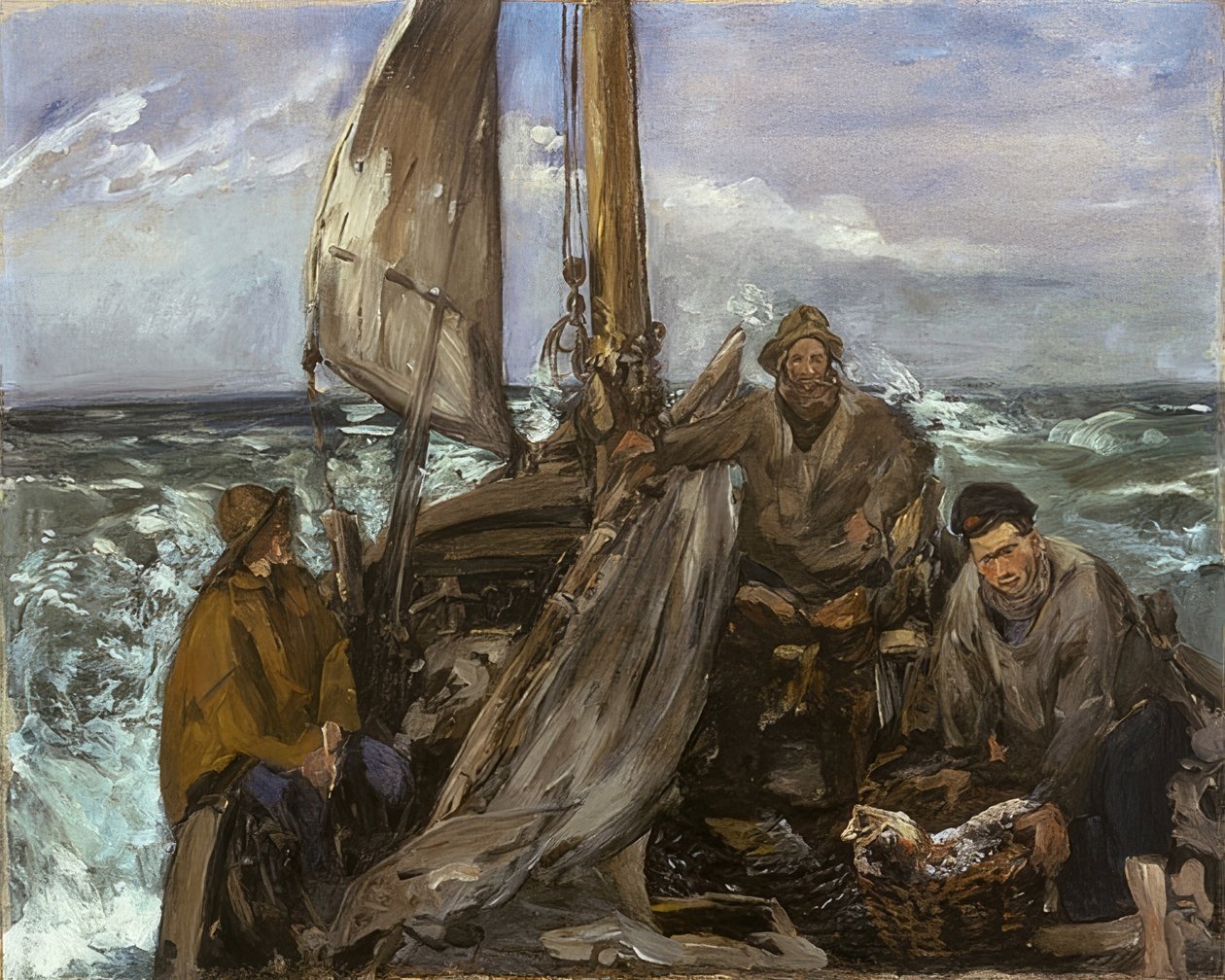 A tenger munkásai. 1873 alkotó: Édouard Manet