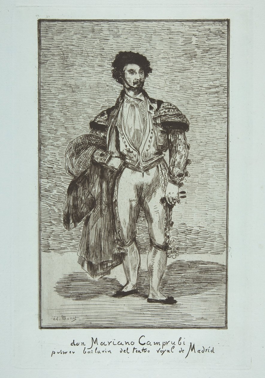 Don Mariano Camprubi Le Baïlarin, 1862-63. alkotó: Édouard Manet