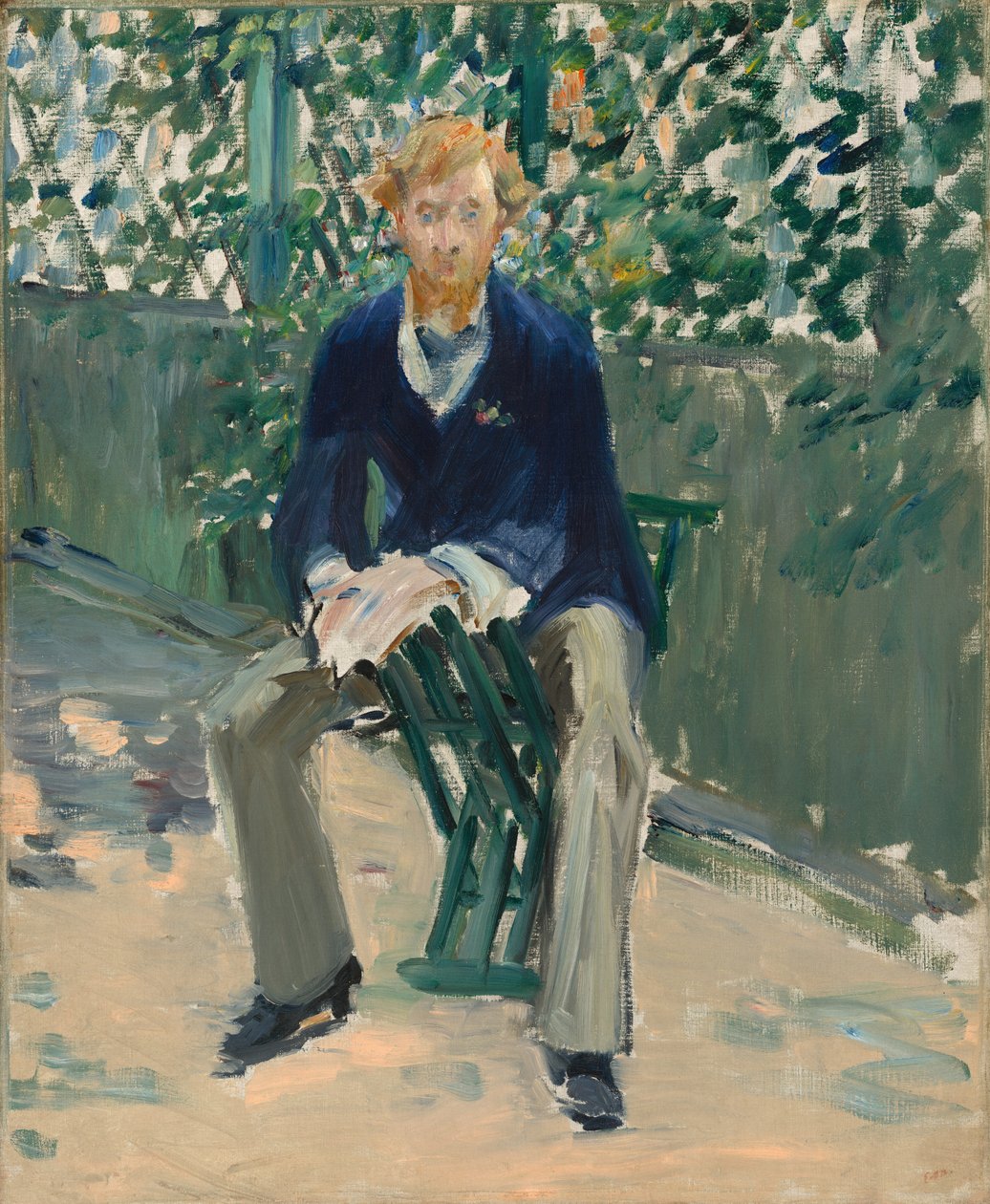 George Moore a Művészkertben alkotó: Édouard Manet