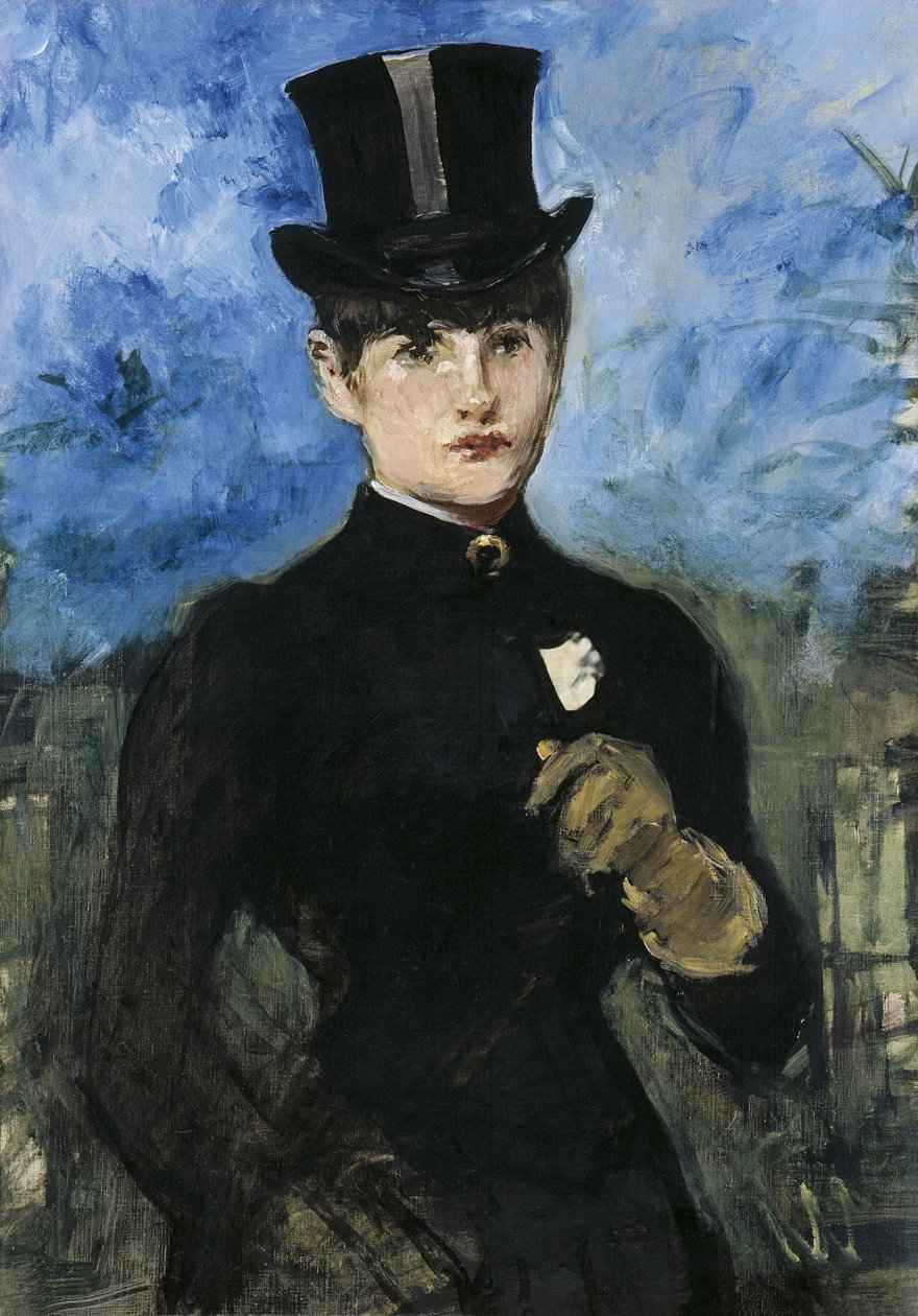 Lovasnő, Fullface, c. 1882 alkotó: Édouard Manet