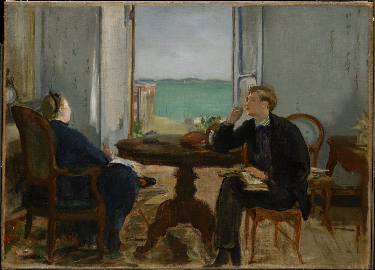 Belső tér Arcachonban alkotó: Édouard Manet