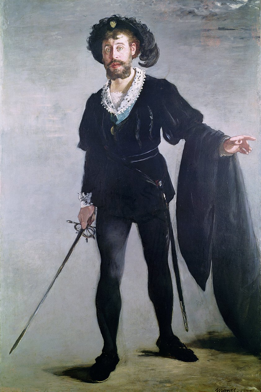 Jean Baptiste Faure (1830-1914) mint Hamlet, 1877 alkotó: Édouard Manet