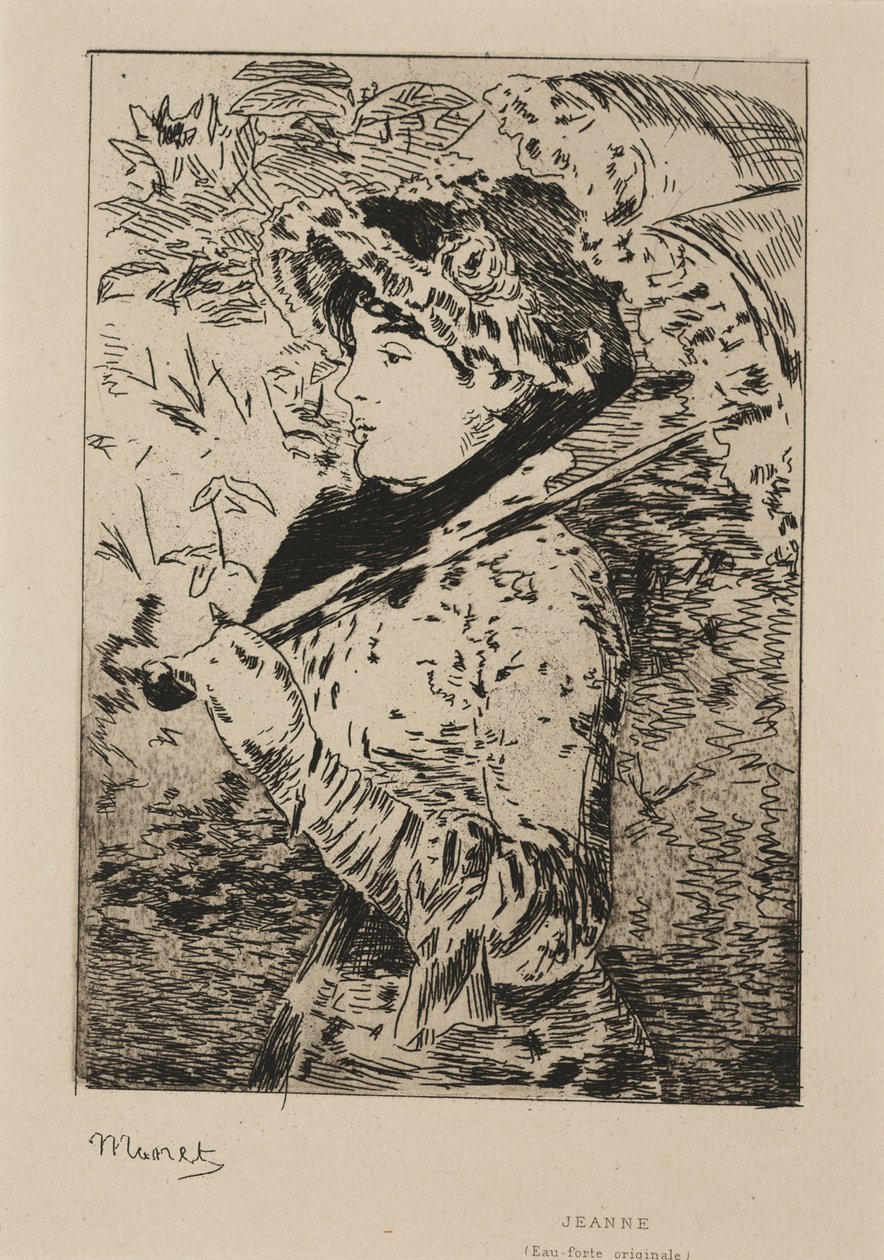 Jeanne: Tavasz alkotó: Édouard Manet