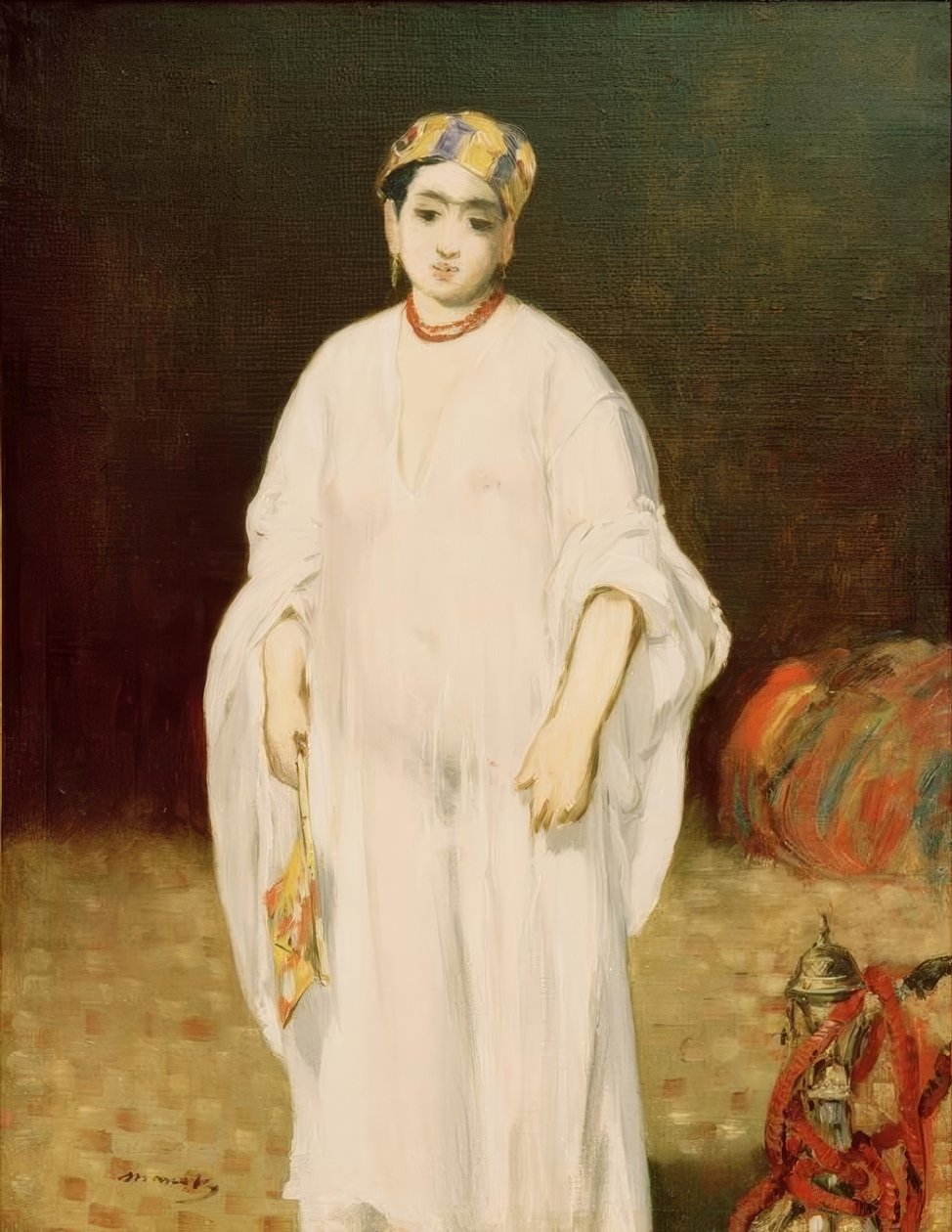Fiatal nő keleti jelmezben (La Sultane) alkotó: Édouard Manet