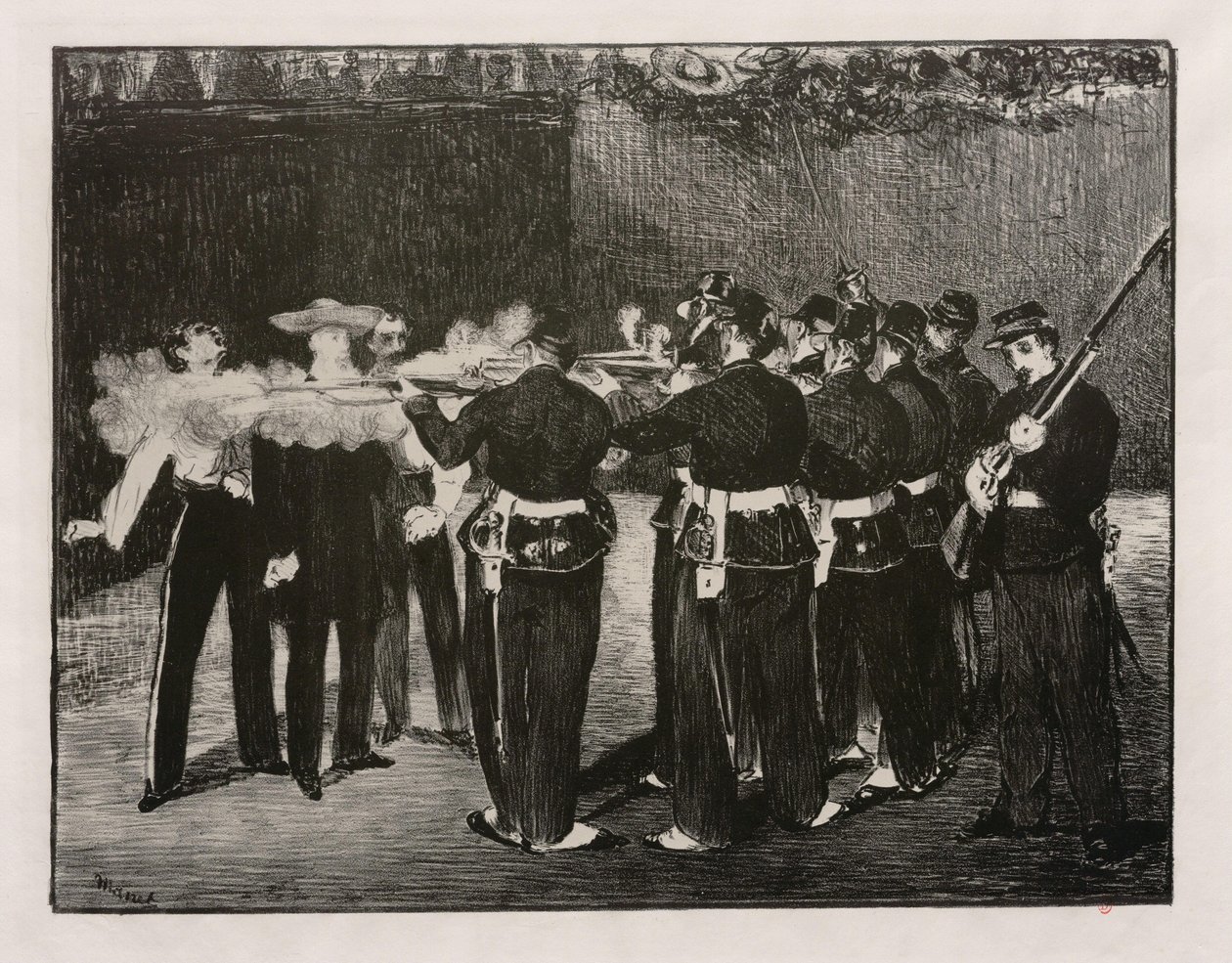 Maximilian kivégzése alkotó: Édouard Manet