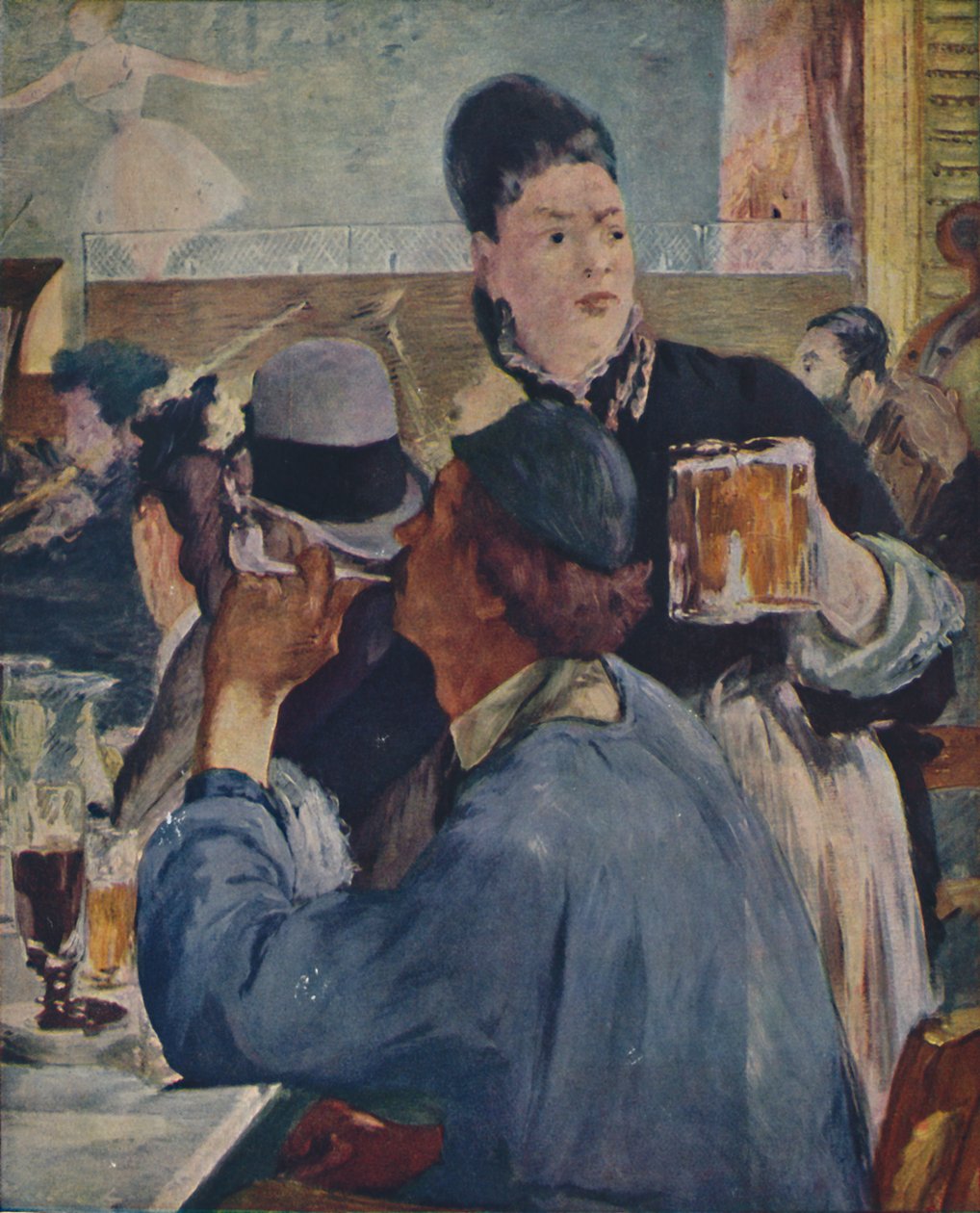 La Serveuse De Bocks, A pincérnő, 1879, 1937. alkotó: Édouard Manet