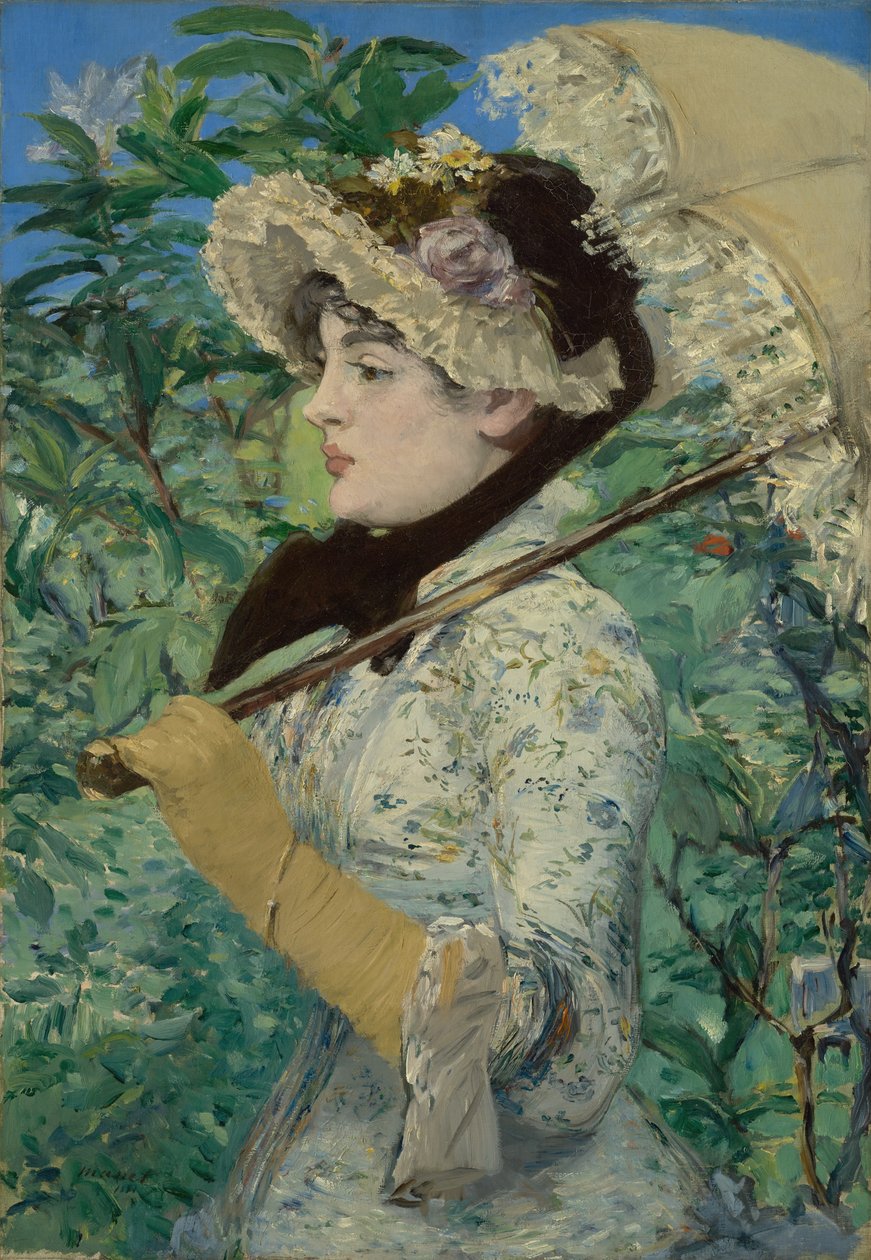 Tavasz (Jeanne Demarsy) alkotó: Édouard Manet