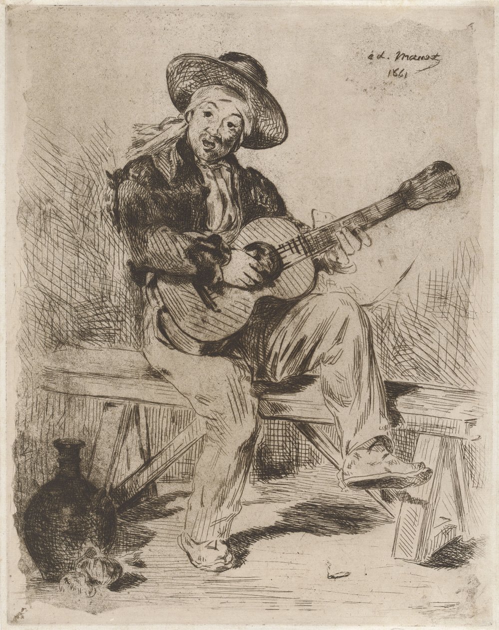 A spanyol énekes, avagy A gitáros alkotó: Édouard Manet