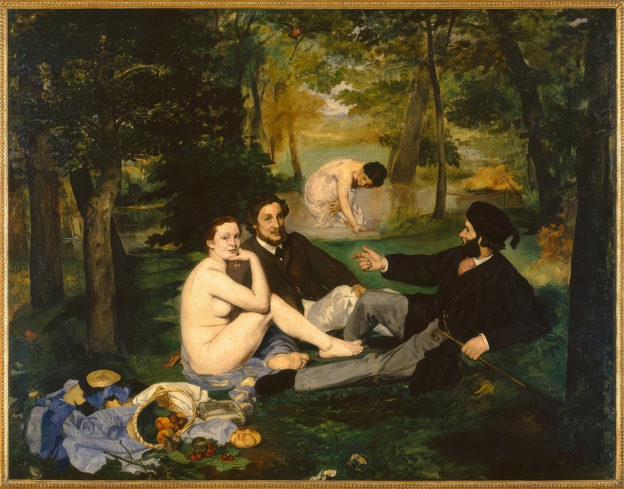 Ebéd a füvön alkotó: Édouard Manet