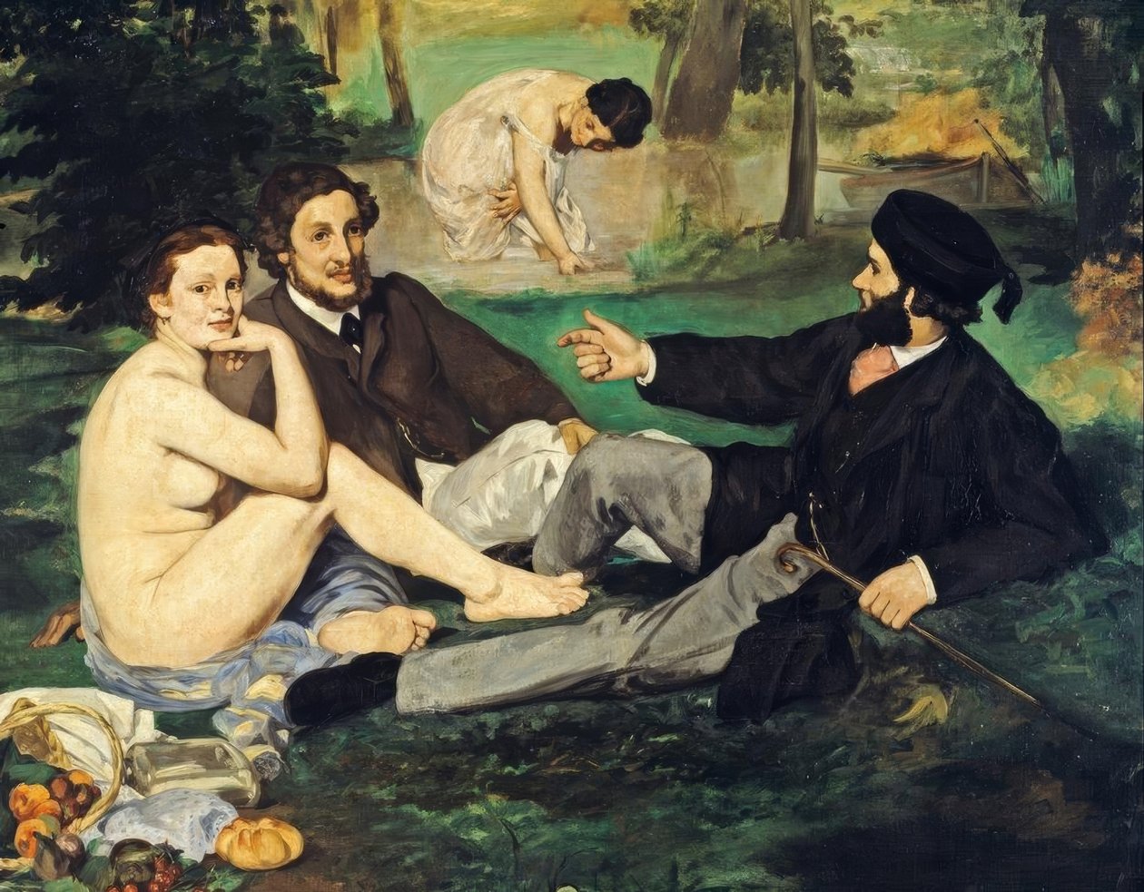 Ebéd a füvön alkotó: Édouard Manet