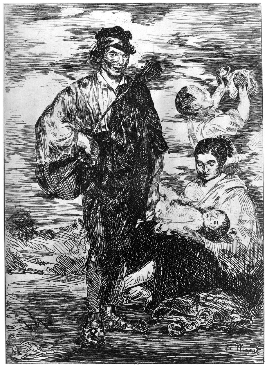 Les Gitanos, A cigányok, 1850-1880, 1924 alkotó: Édouard Manet