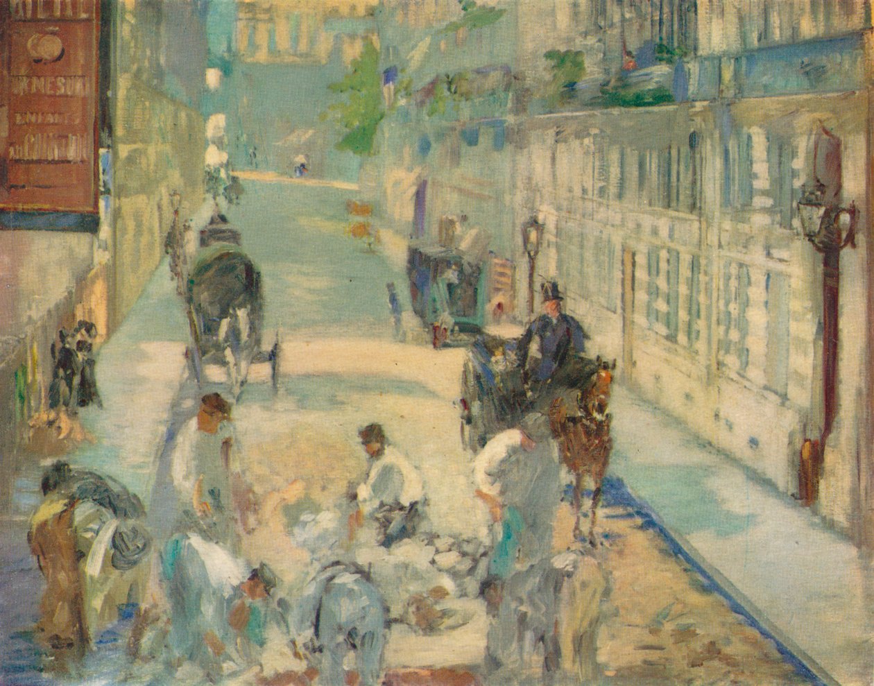 A Rue de Berne Pavors, 1878 alkotó: Édouard Manet