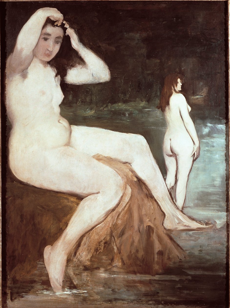 Les batheuses Edouard Manet festménye (1832-1883) 1874 V. 132x98 cm Sao Paulo, Művészeti Múzeum alkotó: Édouard Manet