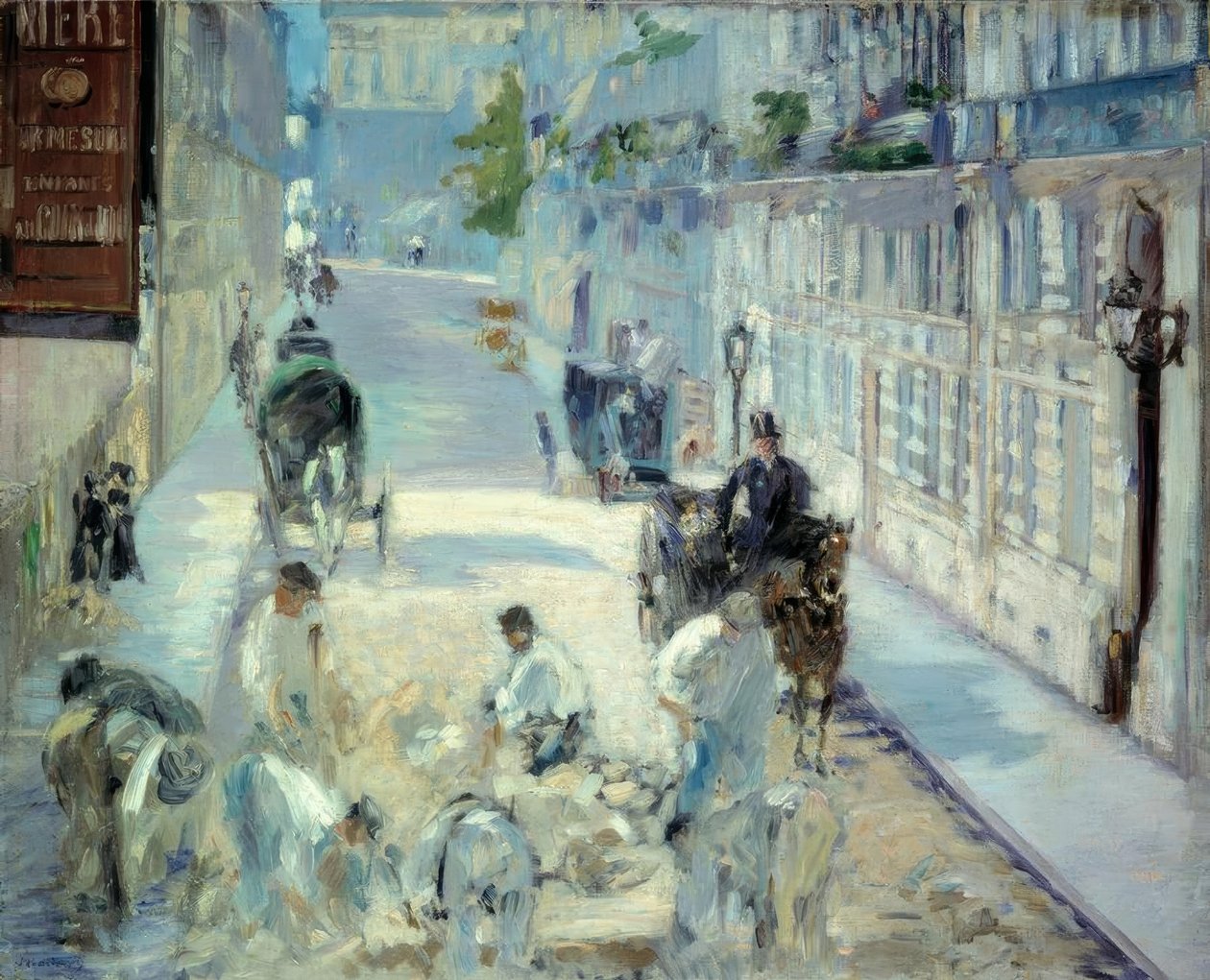 Pavers Rue Mosnier alkotó: Édouard Manet