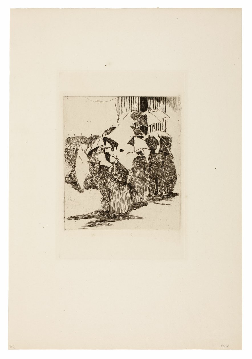 Sor a Hentesbolt előtt alkotó: Édouard Manet