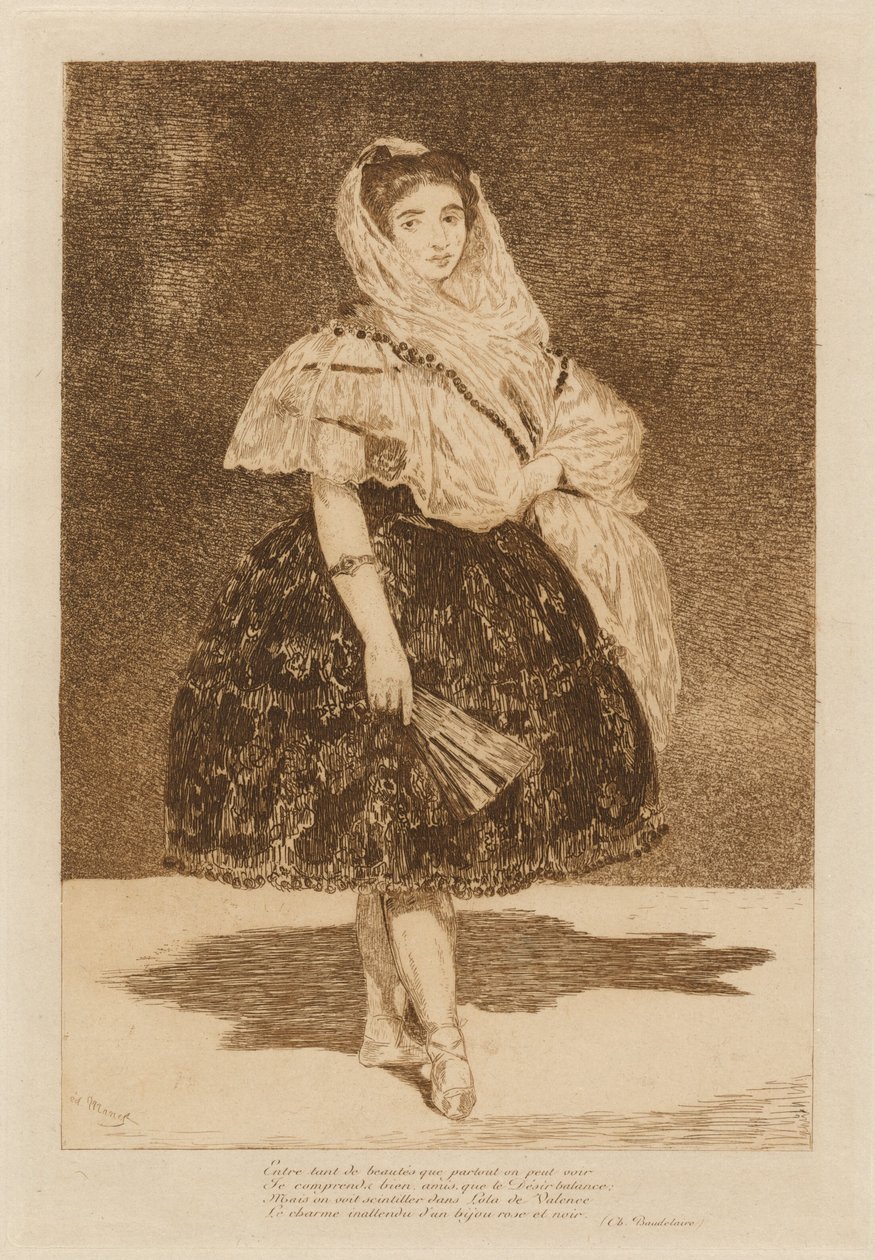 Lola de Valencia alkotó: Édouard Manet