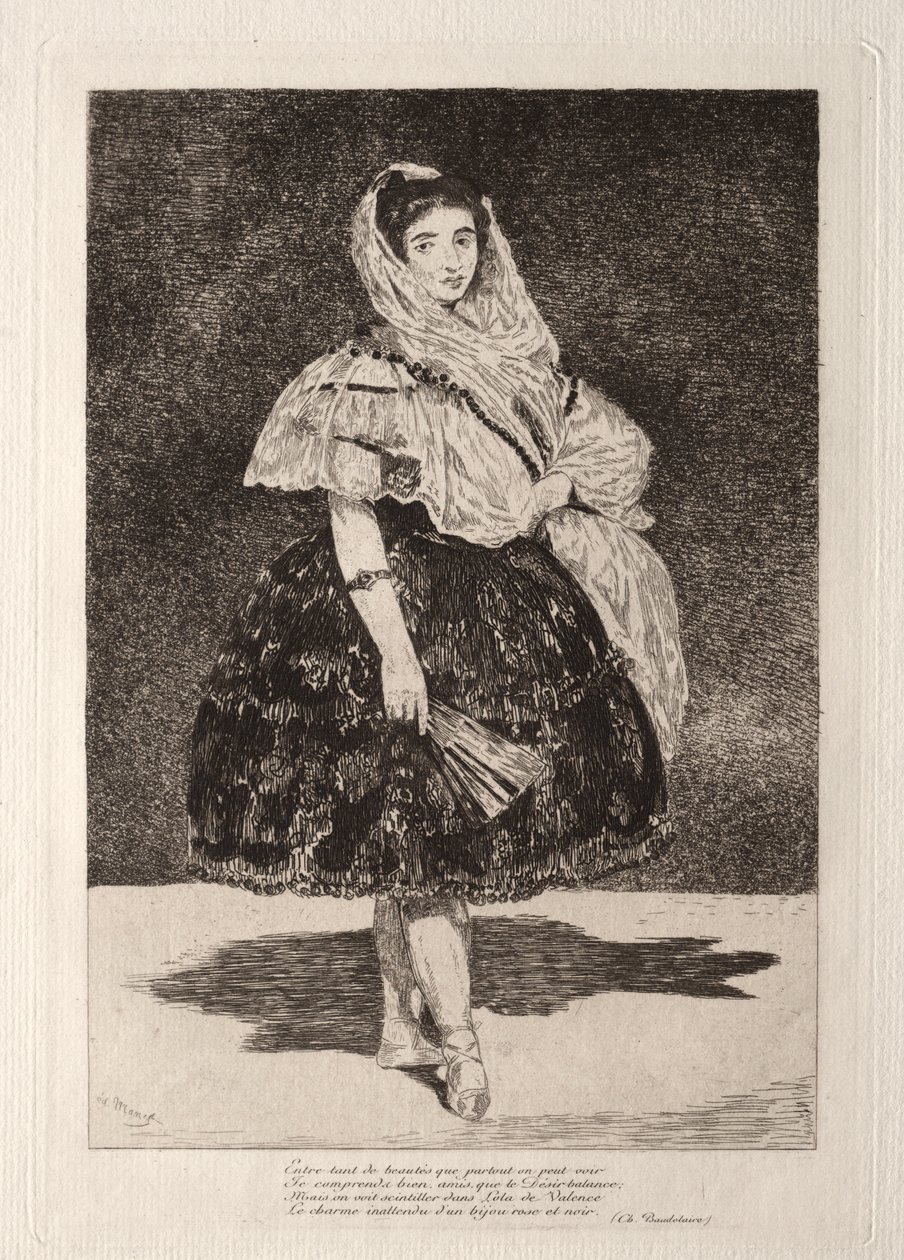 Lola de Valencia alkotó: Édouard Manet