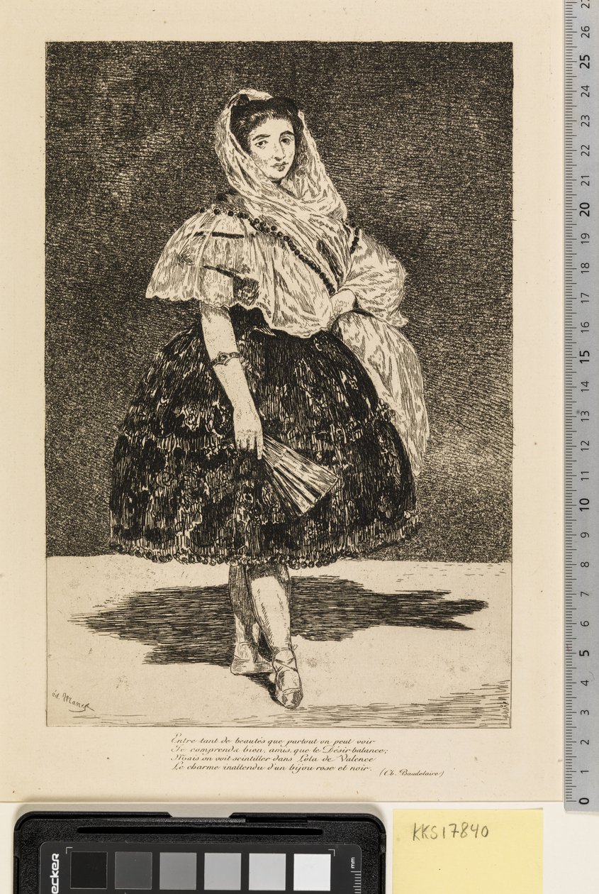 Lola de Valencia alkotó: Édouard Manet