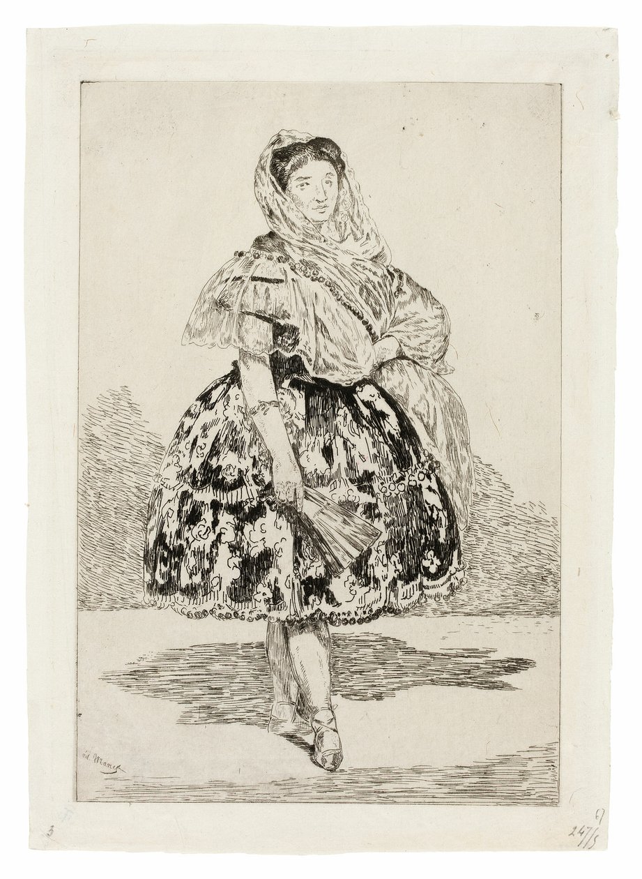 Lola de Valencia alkotó: Édouard Manet