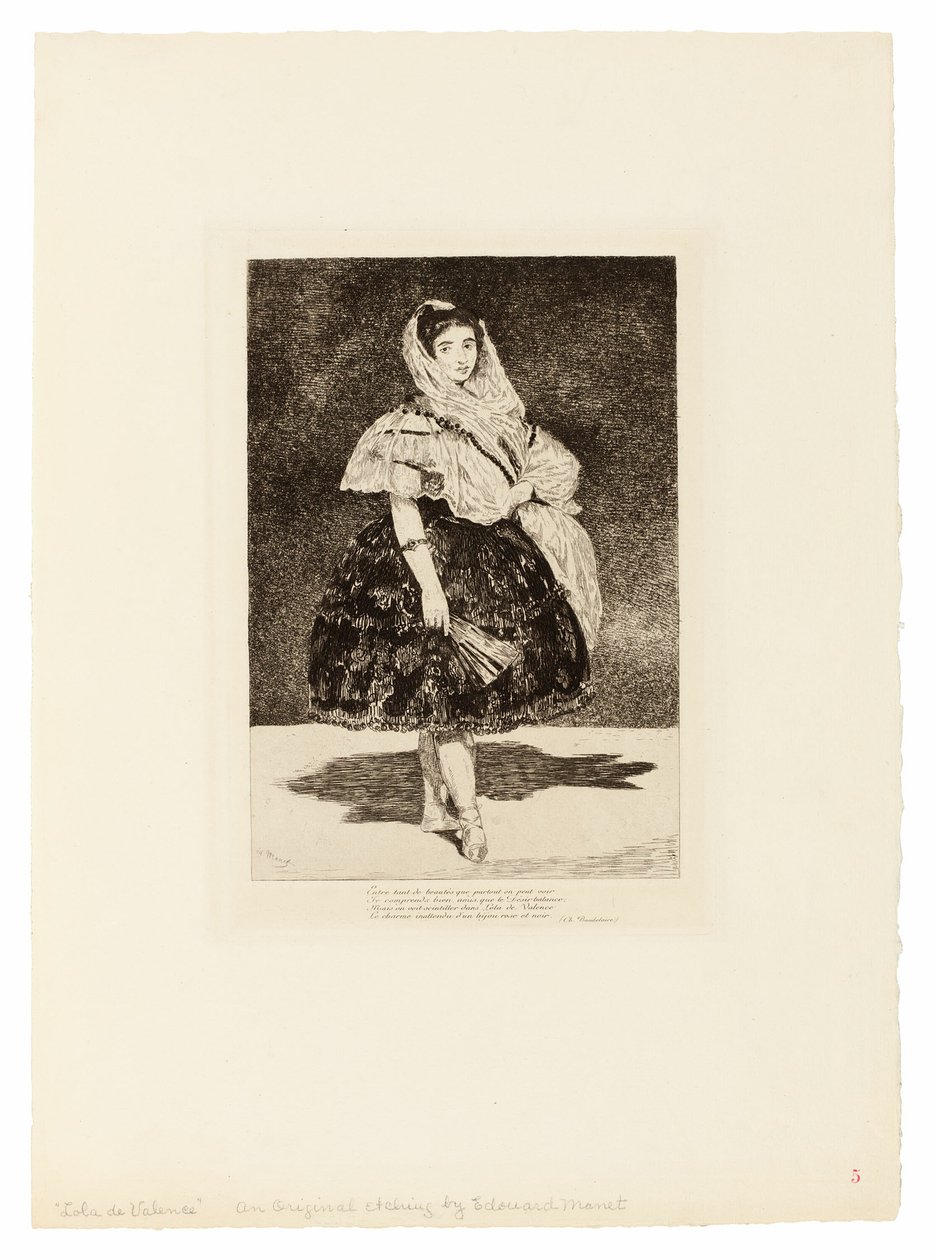 Lola de Valencia alkotó: Édouard Manet