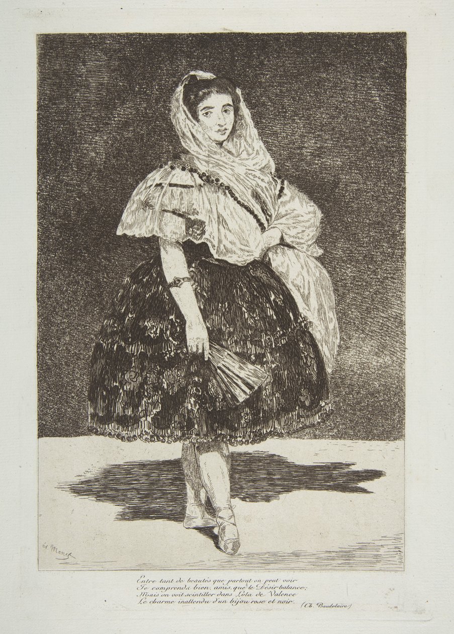 Lola de Valence alkotó: Édouard Manet