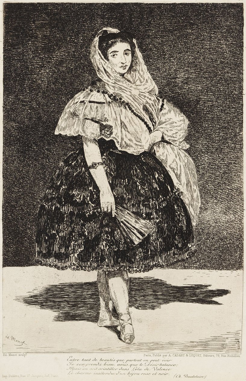 Lola de Valence alkotó: Édouard Manet
