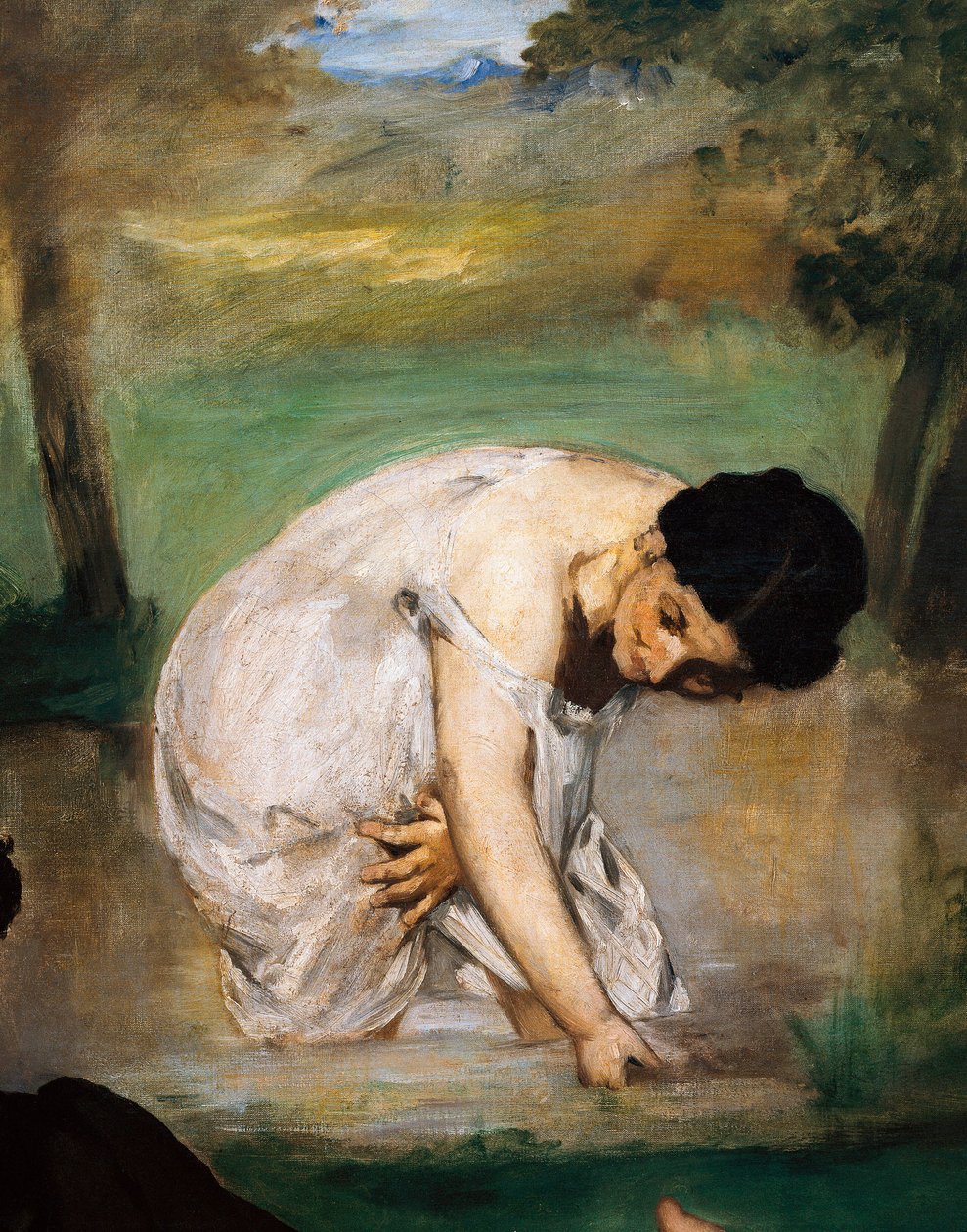 Ebéd a füvön (részlet) alkotó: Édouard Manet
