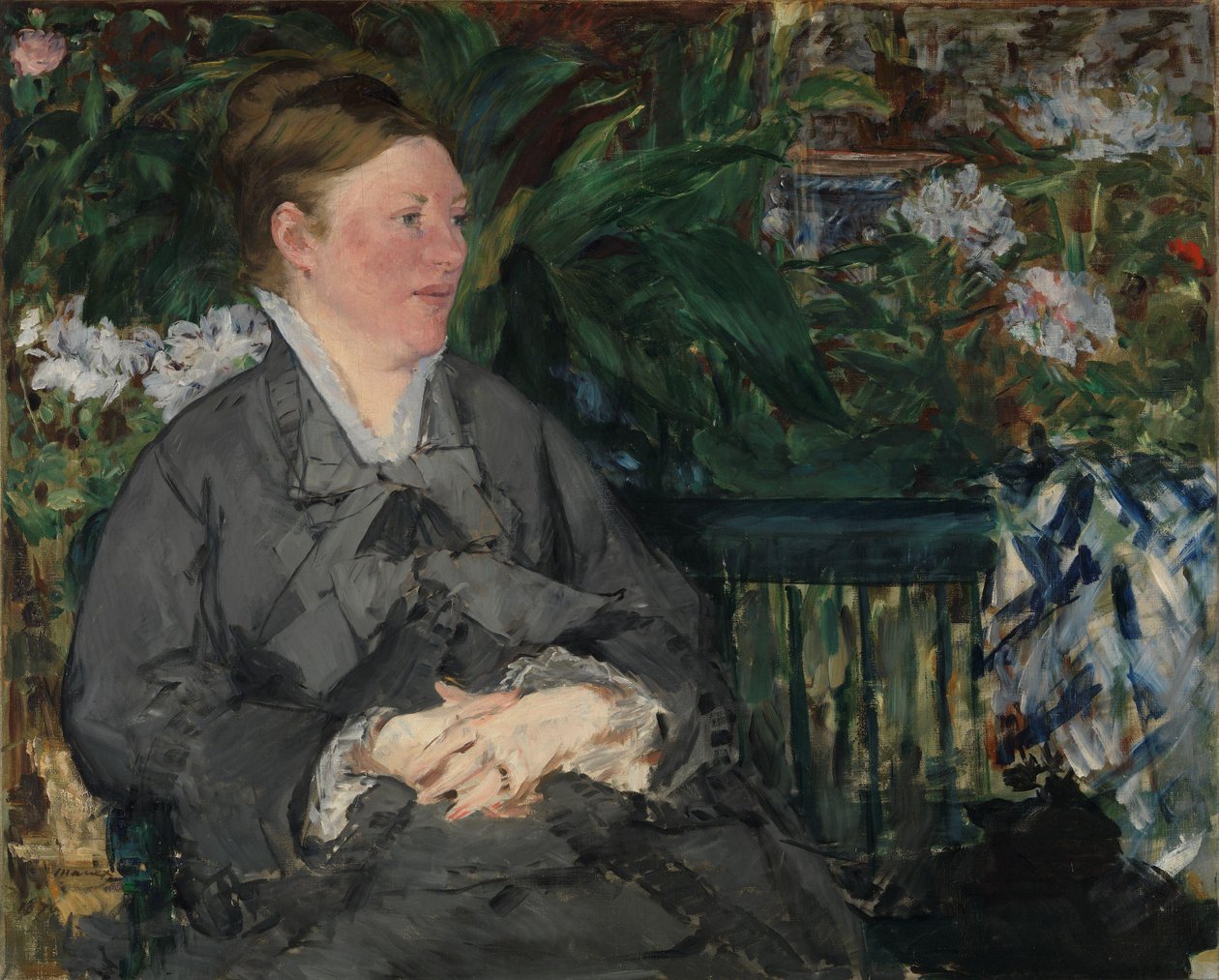 Madame Manet a Konzervatóriumban alkotó: Édouard Manet