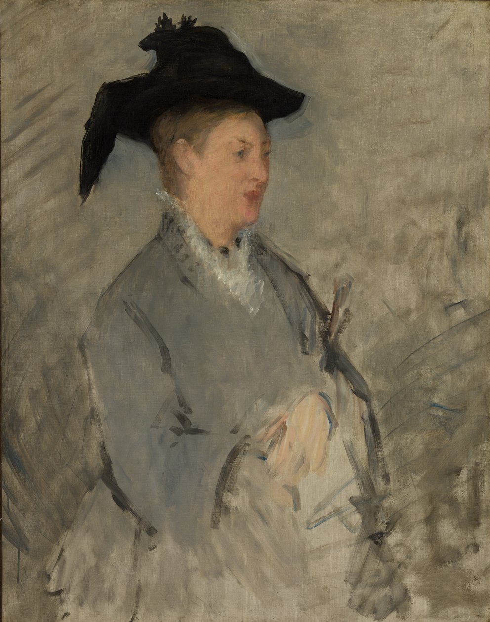 Madame Édouard Manet Suzanne Leenhoff, 1830-1906, kb. 1873. alkotó: Édouard Manet