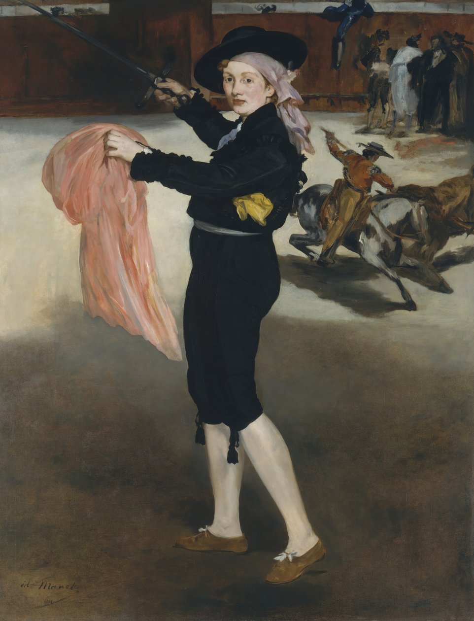 Mademoiselle V. . . egy Espada jelmezében, 1862. alkotó: Édouard Manet
