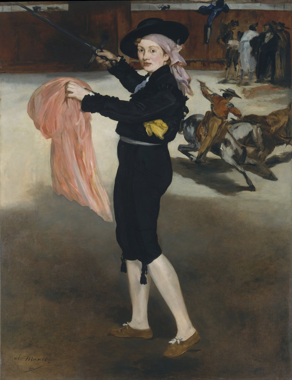 Mademoiselle V. . . egy Espada jelmezében, 1862 alkotó: Édouard Manet