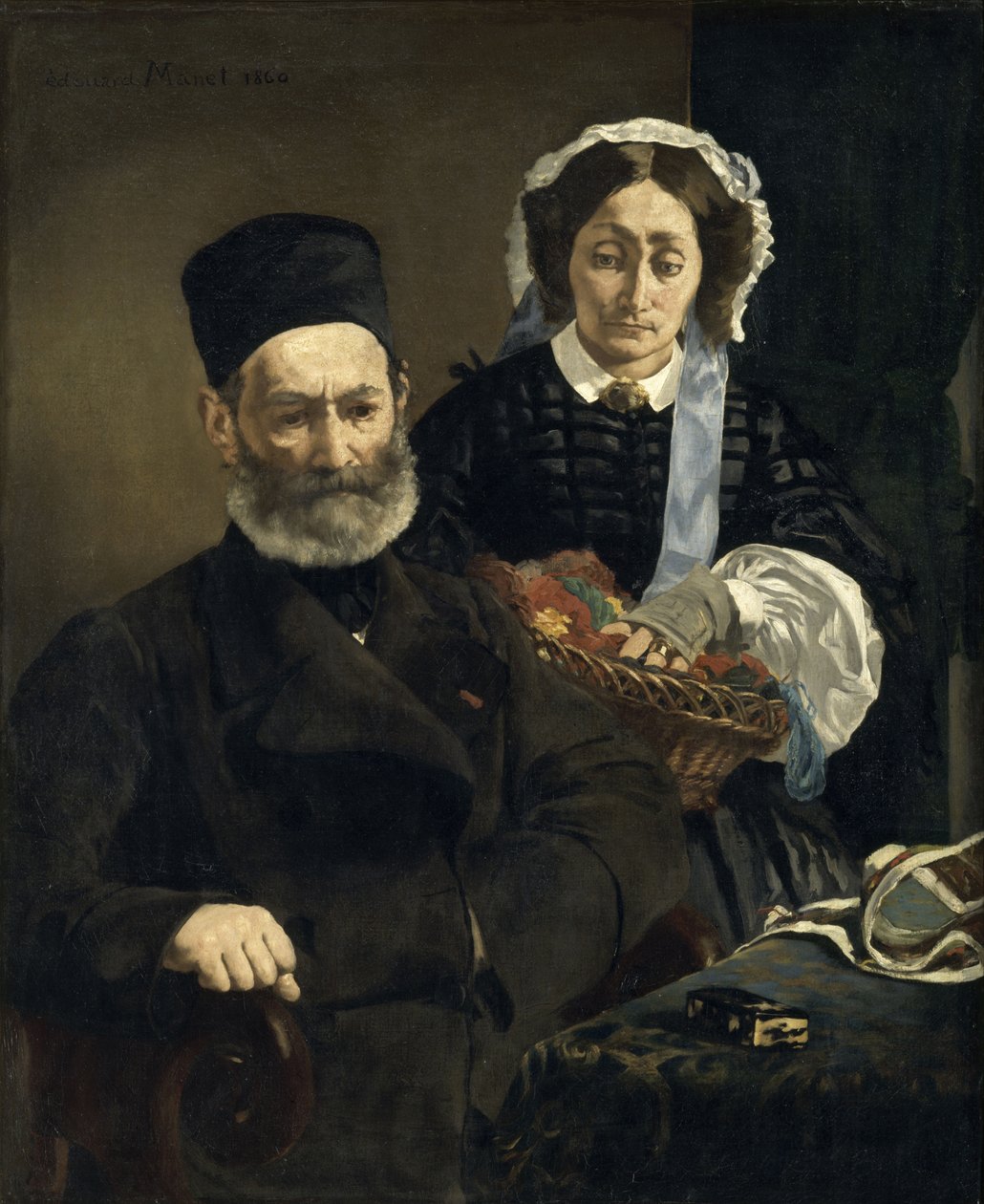 Auguste Manet úr és asszony alkotó: Édouard Manet
