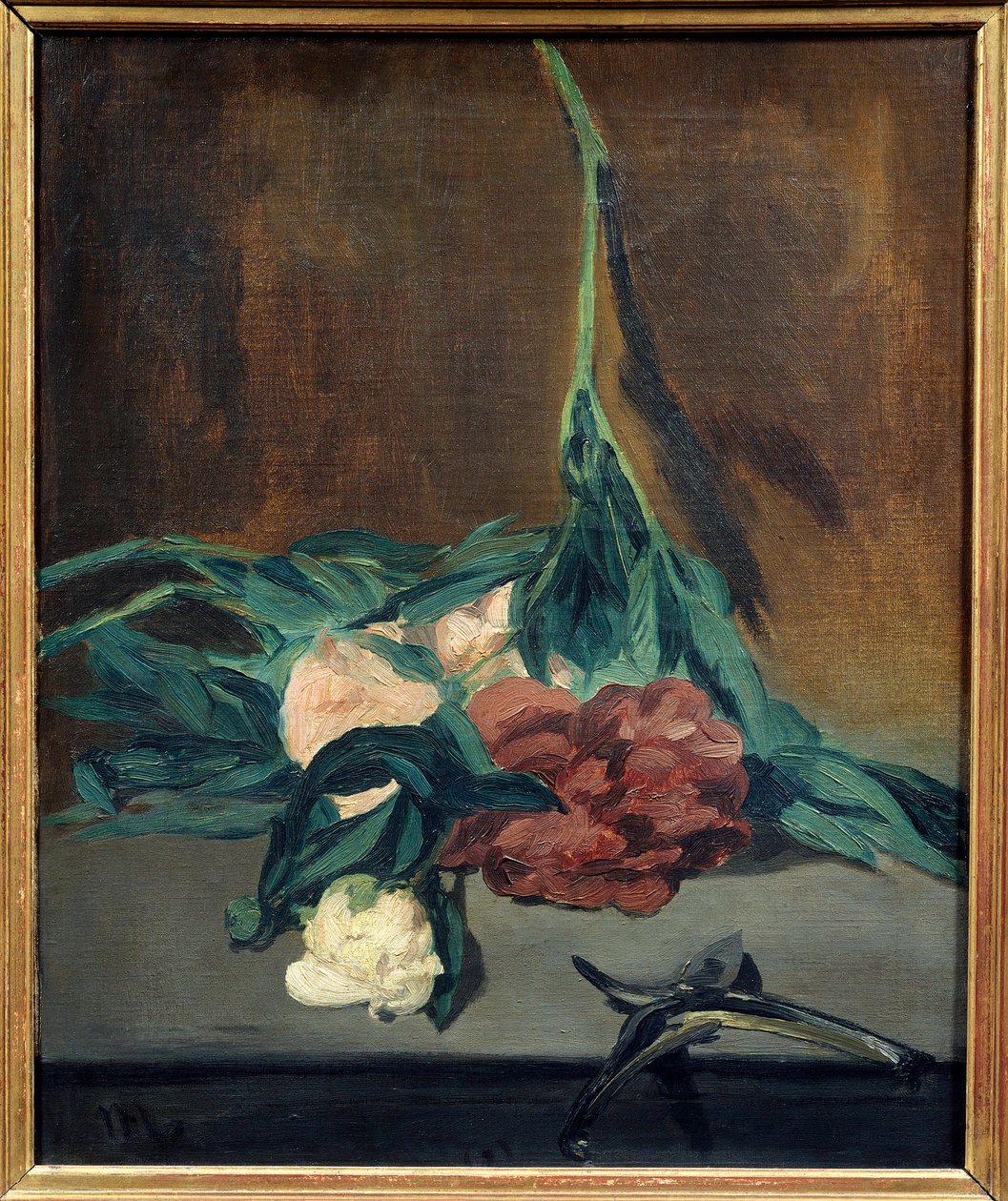 Pünkösdi rózsa bot és metsző „Edouard Manet festménye (1832-1883) 1864 Dim. 0,57 x 0,46 m. Párizs. Orsay Múzeum alkotó: Édouard Manet