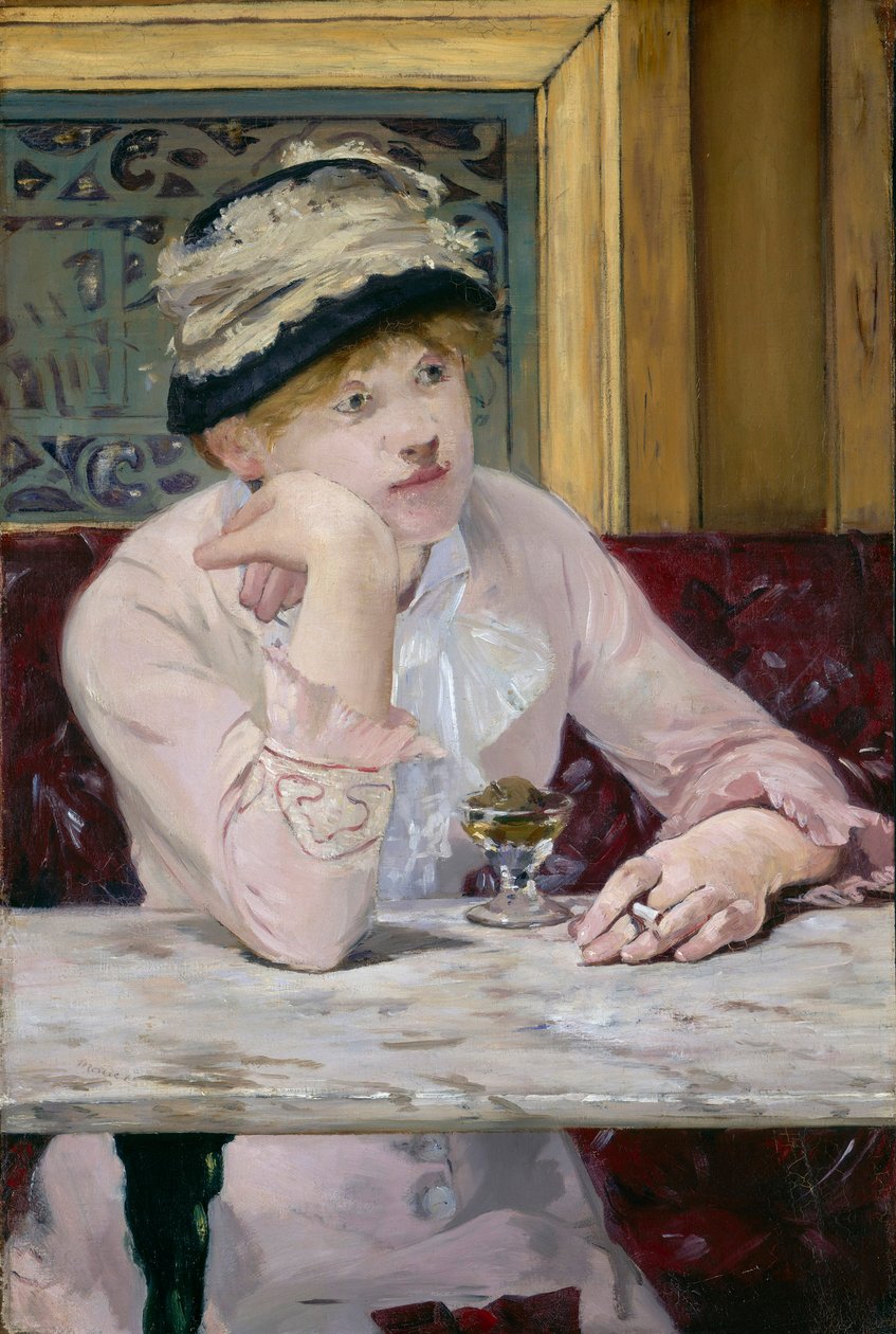 Szilvapálinka, c. 1877 (olaj, vászon) alkotó: Édouard Manet
