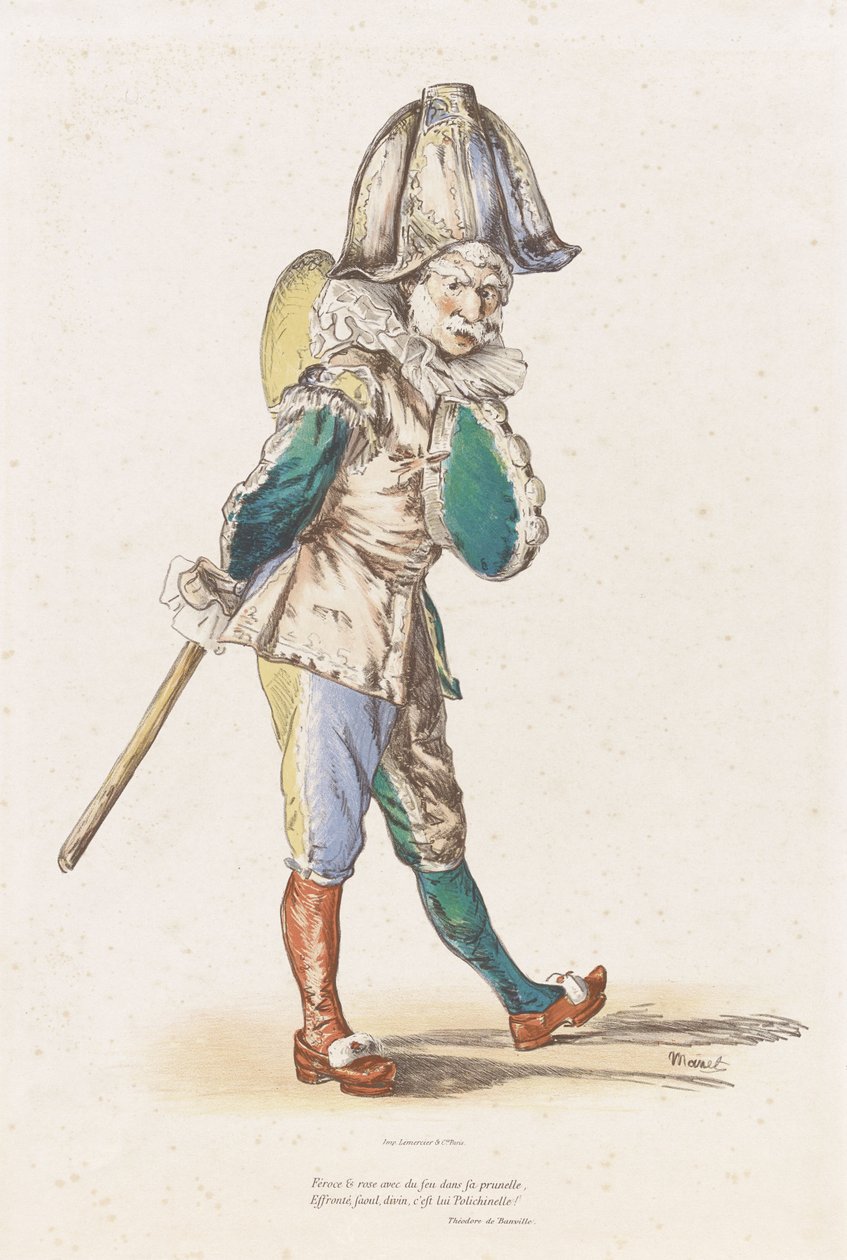 Pulcinella alkotó: Édouard Manet