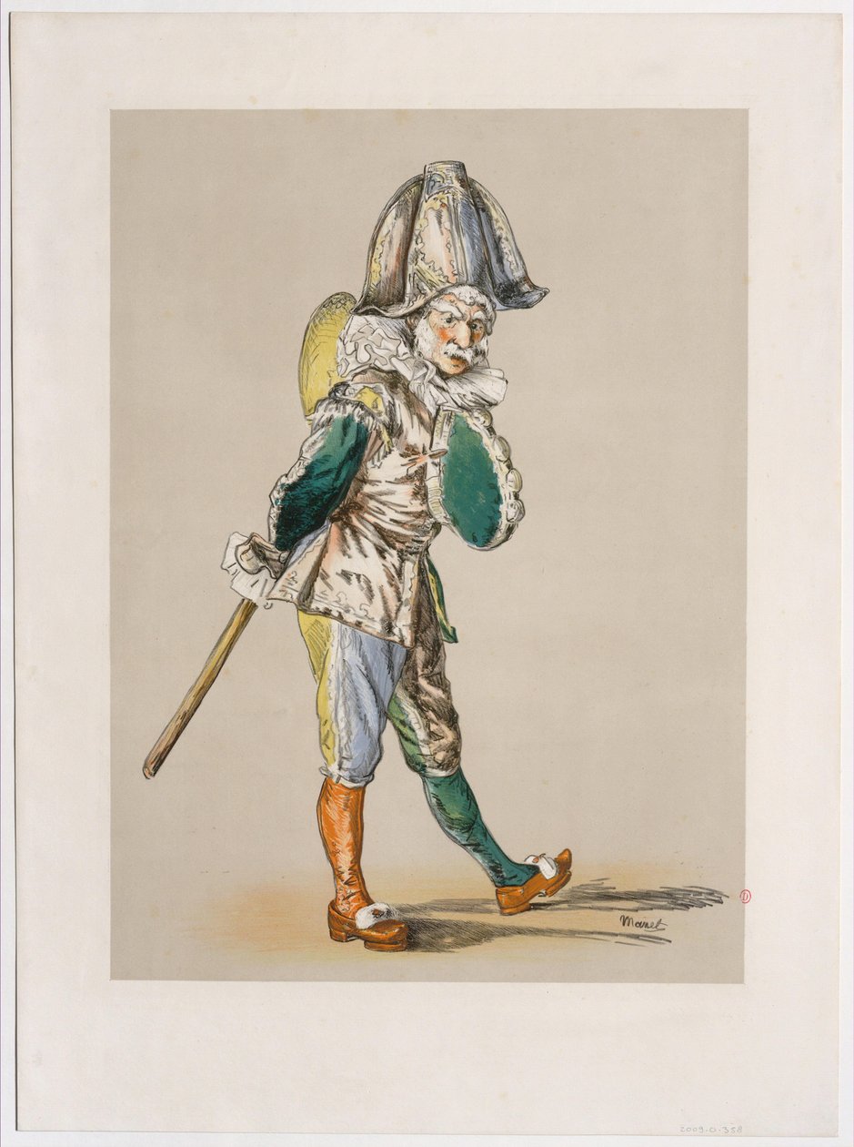 Polichinelle alkotó: Édouard Manet