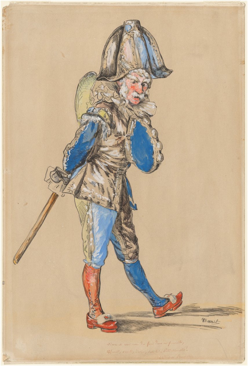Polichinelle alkotó: Édouard Manet