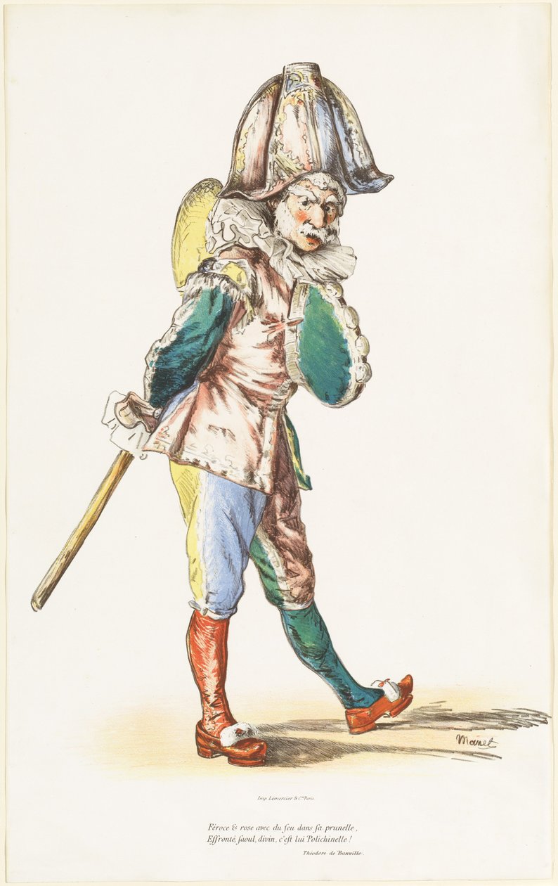 Punchinello, 1874. alkotó: Édouard Manet