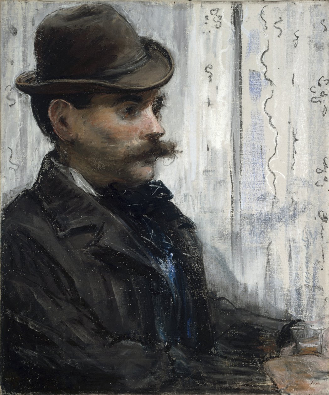 Alphonse Maureau portréja, 1880 körül alkotó: Édouard Manet