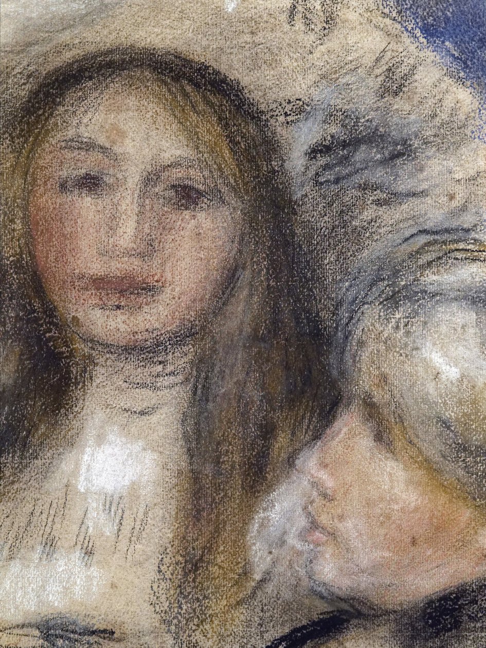 Berthe Morisot (1841-1895) és lánya (Julie Manet) portréja alkotó: Édouard Manet