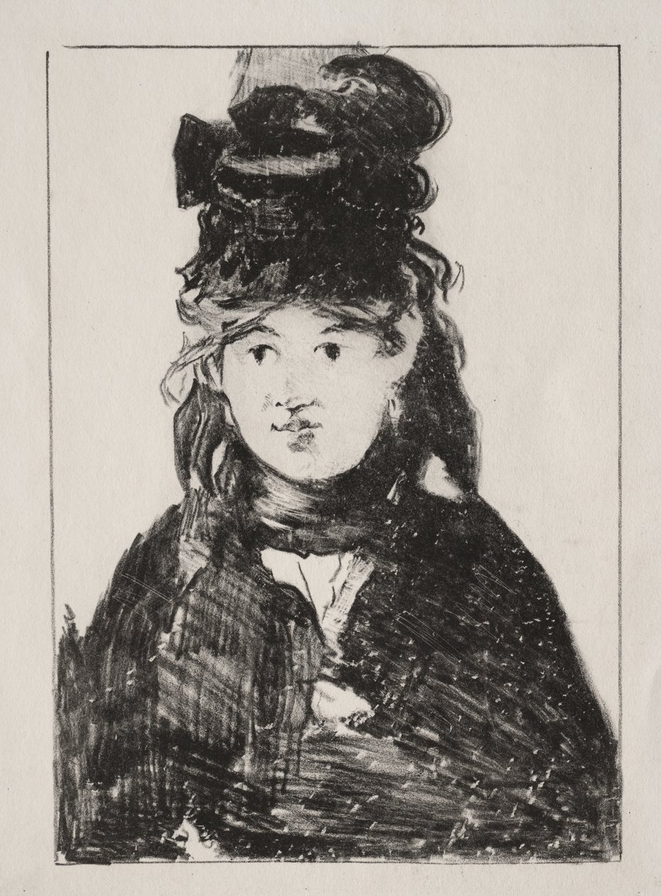 Berthe Morisot portréja alkotó: Édouard Manet