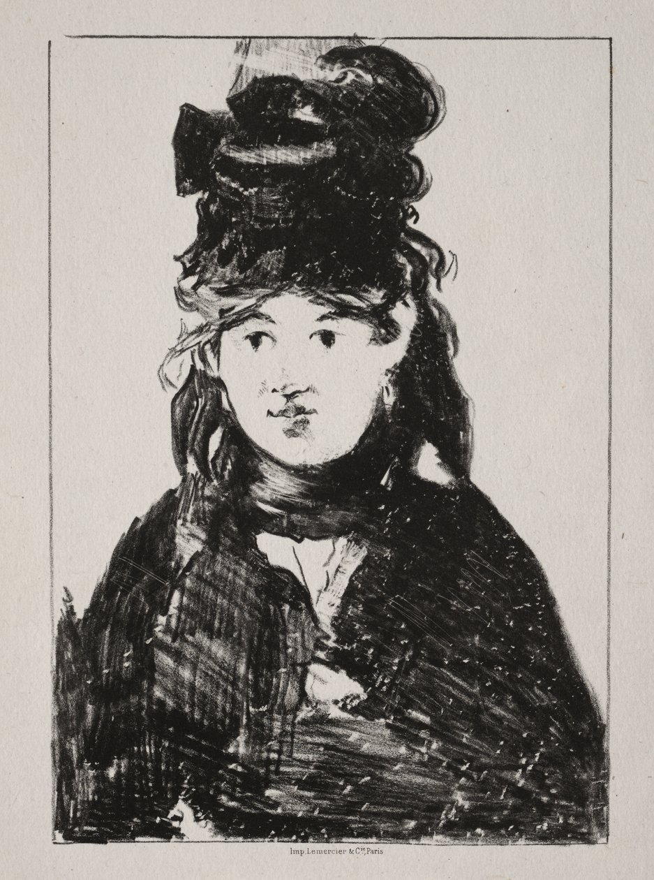 Berthe Morisot portréja alkotó: Édouard Manet