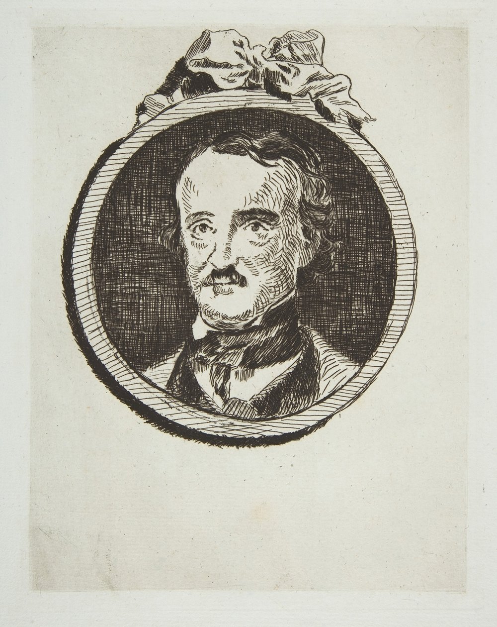 Edgar Allan Poe portréja, 1876. alkotó: Édouard Manet