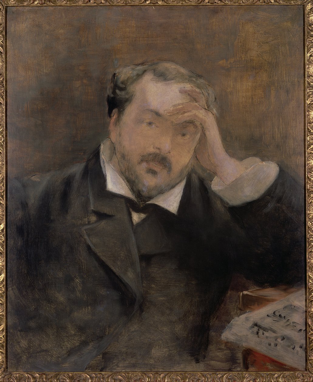 Emmanuel Chabrier (1841-94) portréja 1881 alkotó: Édouard Manet