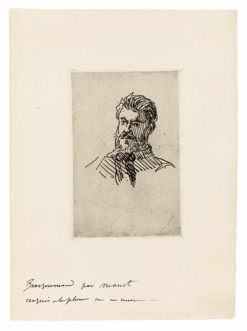 Felix Bracquemond portréja alkotó: Édouard Manet