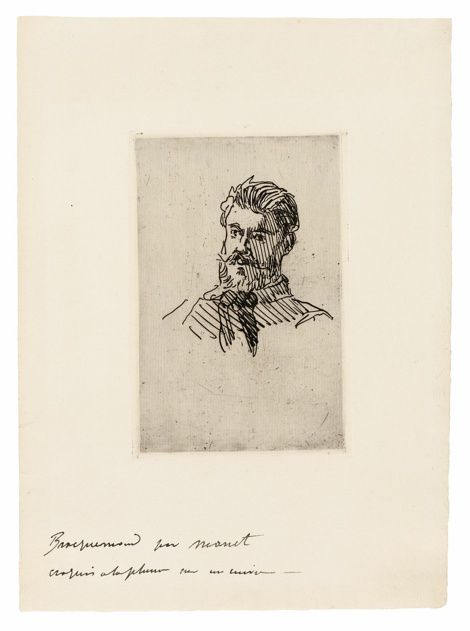 Felix Bracquemond portréja alkotó: Édouard Manet