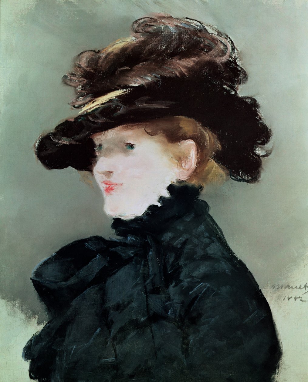 Mery Laurent (1849-1900) portréja 1882 (pasztell, papíron) alkotó: Édouard Manet