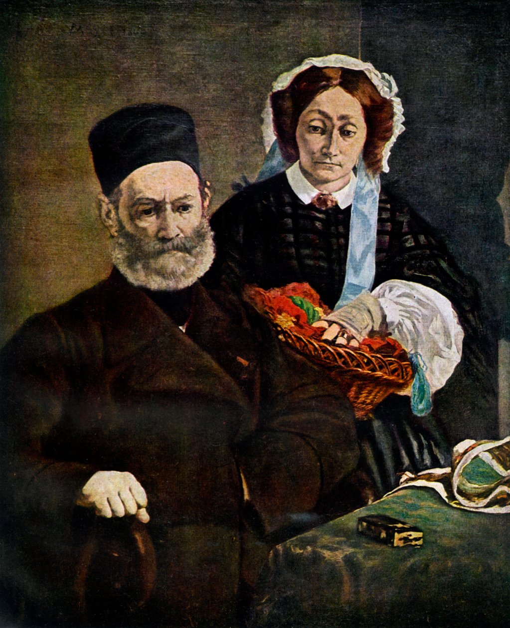 Monsieur és Madame Auguste Manet portréja, 1860-1938. alkotó: Édouard Manet
