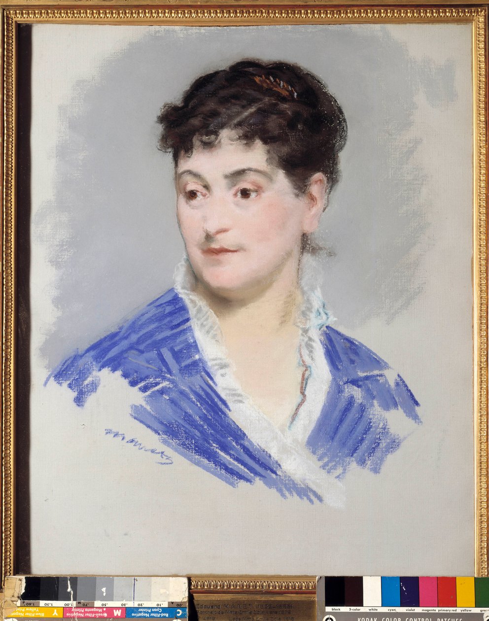 Emile Zola asszony portréja. Edouard Manet festménye (1832-1883) alkotó: Édouard Manet